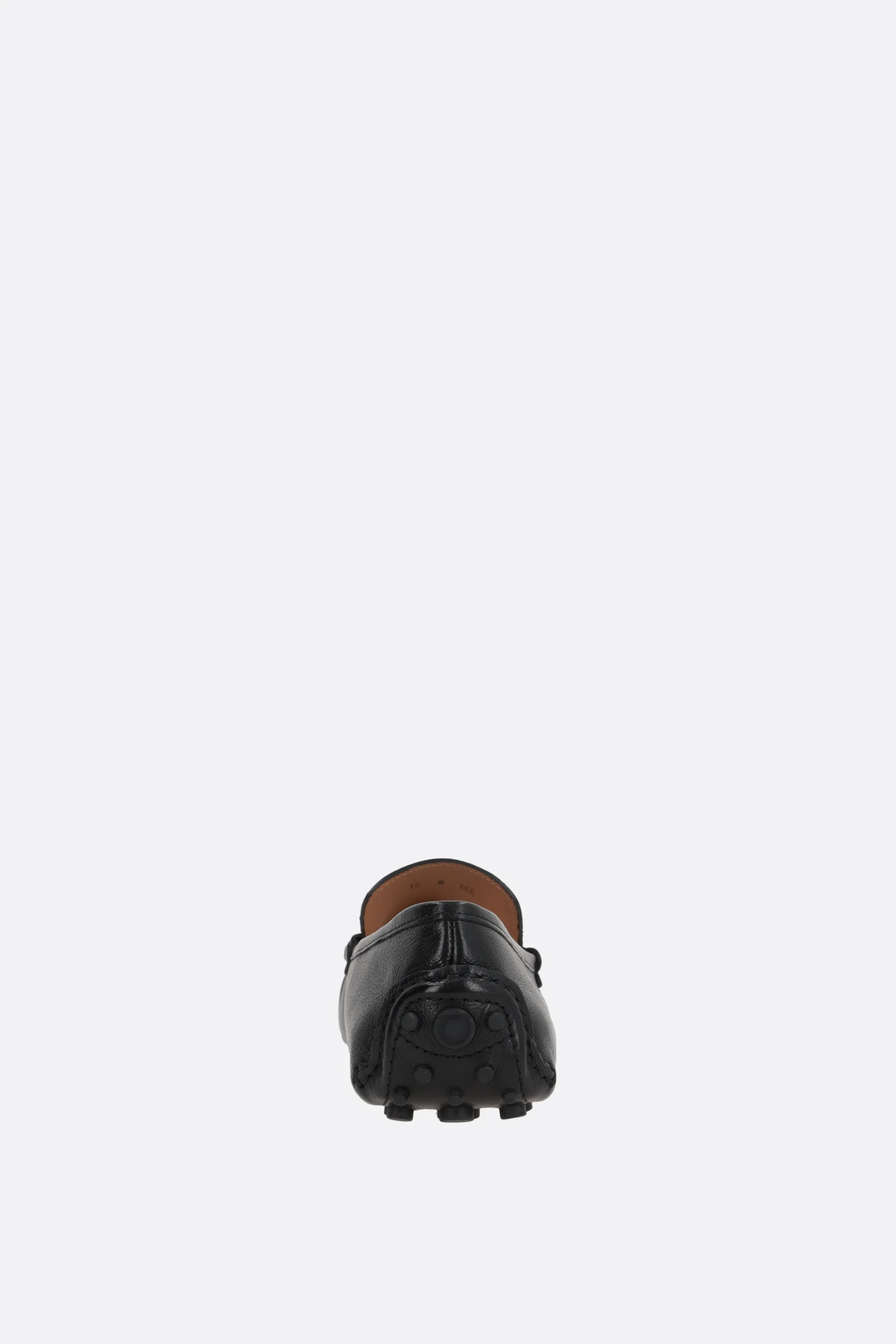 FERRAGAMO mocassino driver Grazioso in pelle martellata
