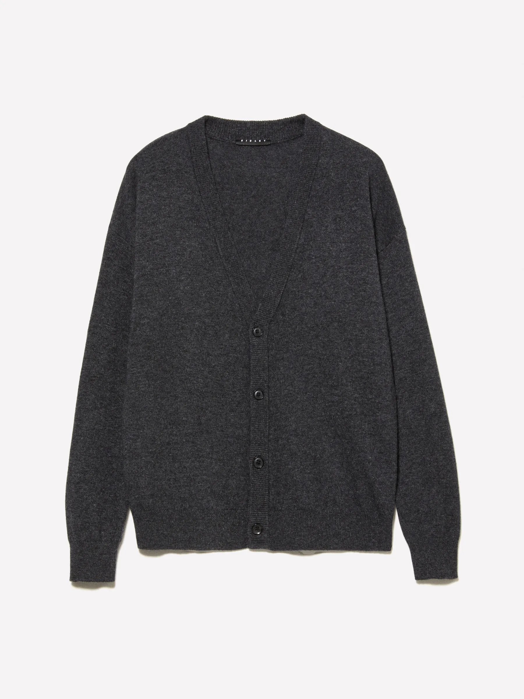 Nuovi arrivi      Cardigan regular fit grigio scuro