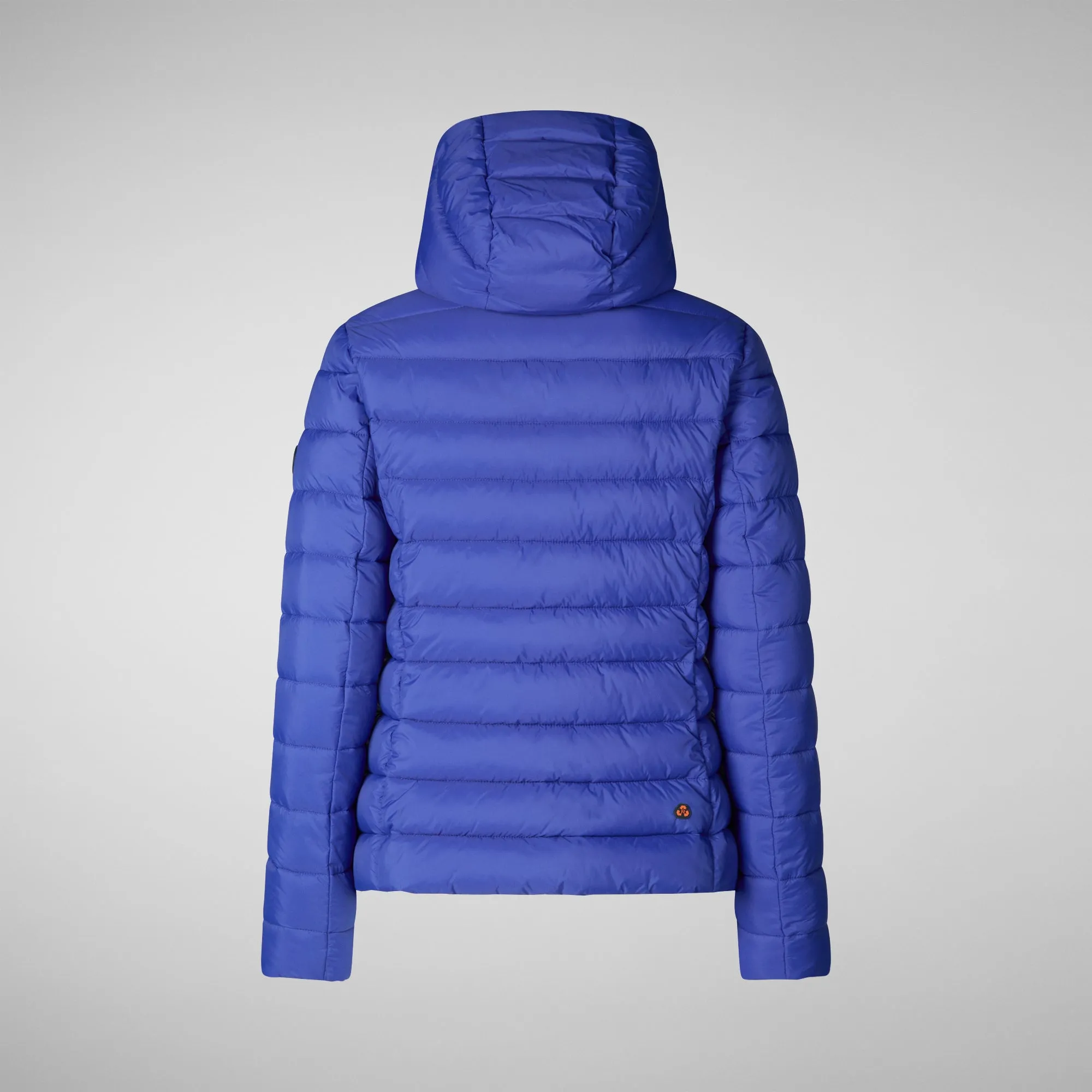 PIUMINO ANIMAL FREE CON CAPPUCCIO DONNA AMELIE BLU GENZIANA