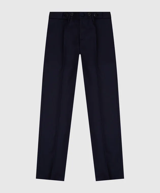 Stefano Ricci Pantaloni da bambino in lana blu scuro Y2T0950000160509