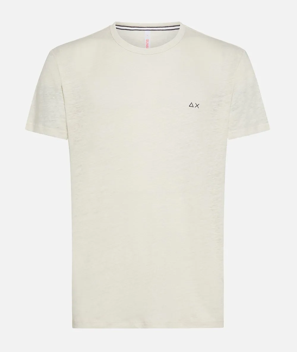 SUN68--T-shirt in lino